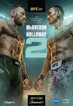 UFC 329: McGregor vs. Holloway 2 poster