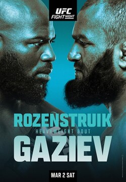 UFC Fight Night: Rozenstruik vs. Gaziev poster