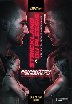UFC 297: Strickland vs. du Plessis poster
