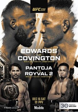UFC 296: Edwards vs. Covington poster