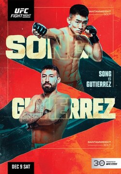 UFC Fight Night: Song vs. Gutiérrez poster