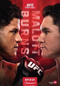 UFC Fight Night: Burns vs. Malott poster