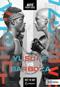 UFC Fight Night: Yusuff vs. Barboza poster