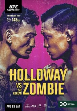 UFC Fight Night: Holloway vs. The Korean Zombie poster