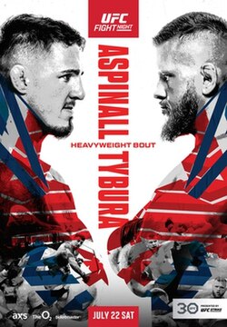 UFC Fight Night: Aspinall vs. Tybura poster