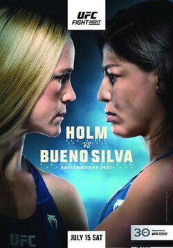 UFC on ESPN: Holm vs. Bueno Silva poster