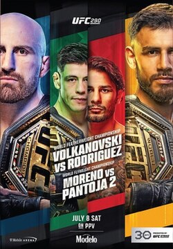 UFC 290: Volkanovski vs. Rodríguez poster