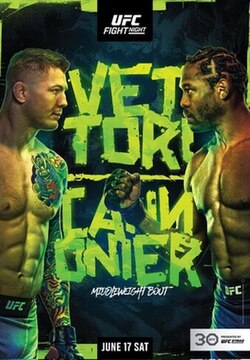 UFC on ESPN: Vettori vs. Cannonier poster