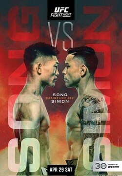 UFC on ESPN: Song vs. Simón poster