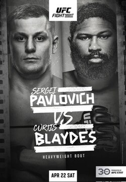 UFC Fight Night: Pavlovich vs. Blaydes poster