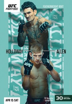 UFC on ESPN: Holloway vs. Allen poster