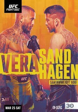 UFC on ESPN: Vera vs. Sandhagen poster