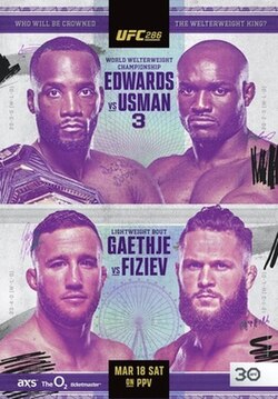 UFC 286: Edwards vs. Usman 3 poster
