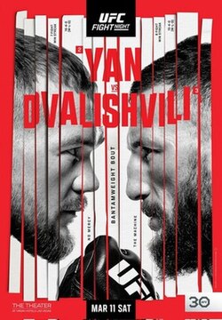 UFC Fight Night: Yan vs. Dvalishvili poster