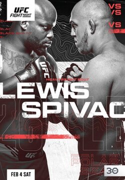 UFC Fight Night: Lewis vs. Spivac poster
