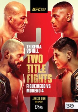 UFC 283: Teixeira vs. Hill poster