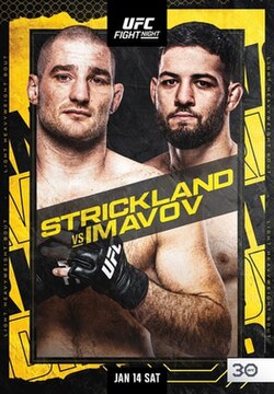 UFC Fight Night: Strickland vs. Imavov poster