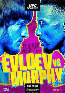 UFC Fight Night: Evloev vs. Murphy poster