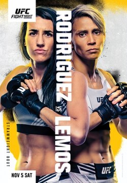 UFC Fight Night: Rodriguez vs. Lemos poster