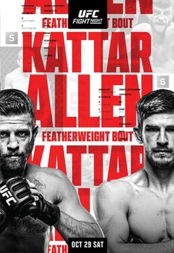 UFC Fight Night: Kattar vs. Allen poster