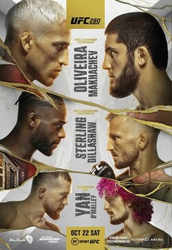 UFC 280: Oliveira vs. Makhachev poster