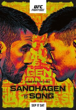 UFC Fight Night: Sandhagen vs. Song poster