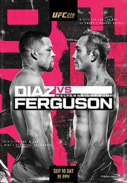 UFC 279: Diaz vs. Ferguson poster