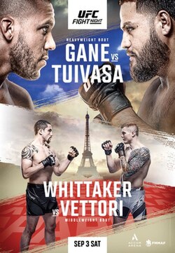 UFC Fight Night: Gane vs. Tuivasa poster