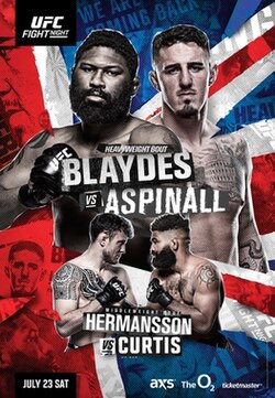 UFC Fight Night: Blaydes vs. Aspinall poster