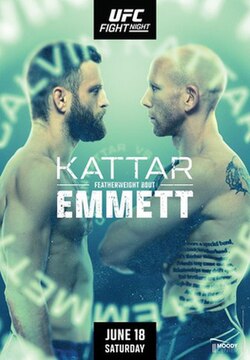 UFC on ESPN: Kattar vs. Emmett poster