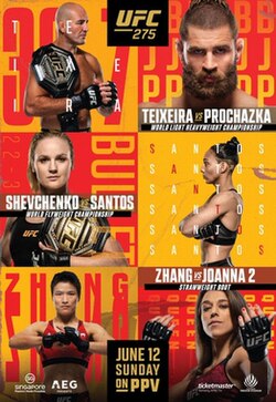 UFC 275: Teixeira vs. Procházka poster