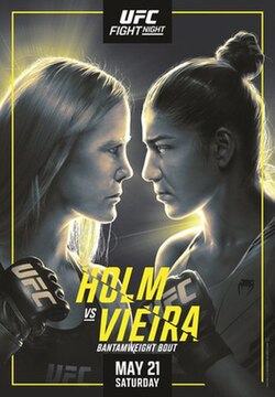 UFC Fight Night: Holm vs. Vieira poster
