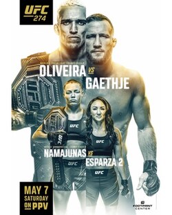 UFC 274: Oliveira vs. Gaethje poster