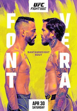 UFC on ESPN: Font vs. Vera poster