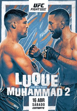 UFC on ESPN: Luque vs. Muhammad 2 poster
