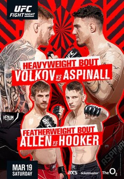 UFC Fight Night: Volkov vs. Aspinall poster