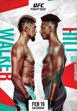 UFC Fight Night: Walker vs. Hill poster