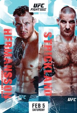 UFC Fight Night: Hermansson vs. Strickland poster