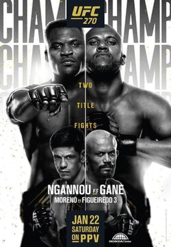 UFC 270: Ngannou vs. Gane poster