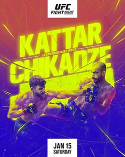 UFC on ESPN: Kattar vs. Chikadze poster
