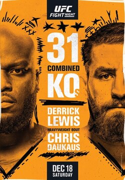 UFC Fight Night: Lewis vs. Daukaus poster