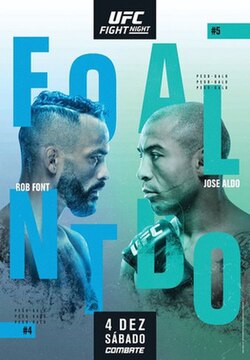 UFC on ESPN: Font vs. Aldo poster