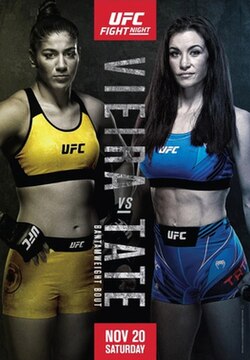 UFC Fight Night: Vieira vs. Tate poster