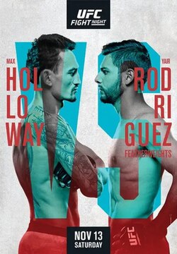 UFC Fight Night: Holloway vs. Rodríguez poster