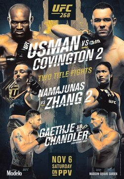 UFC 268: Usman vs. Covington 2 poster
