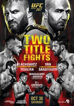 UFC 267: Błachowicz vs. Teixeira poster