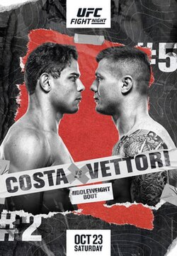 UFC Fight Night: Costa vs. Vettori poster