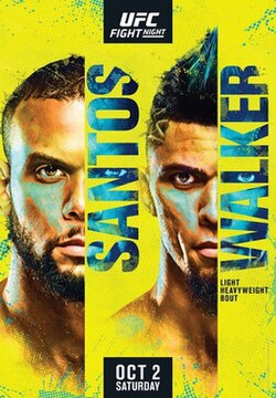 UFC Fight Night: Santos vs. Walker poster