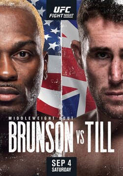 UFC Fight Night: Brunson vs. Till poster
