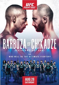 UFC on ESPN: Barboza vs. Chikadze poster